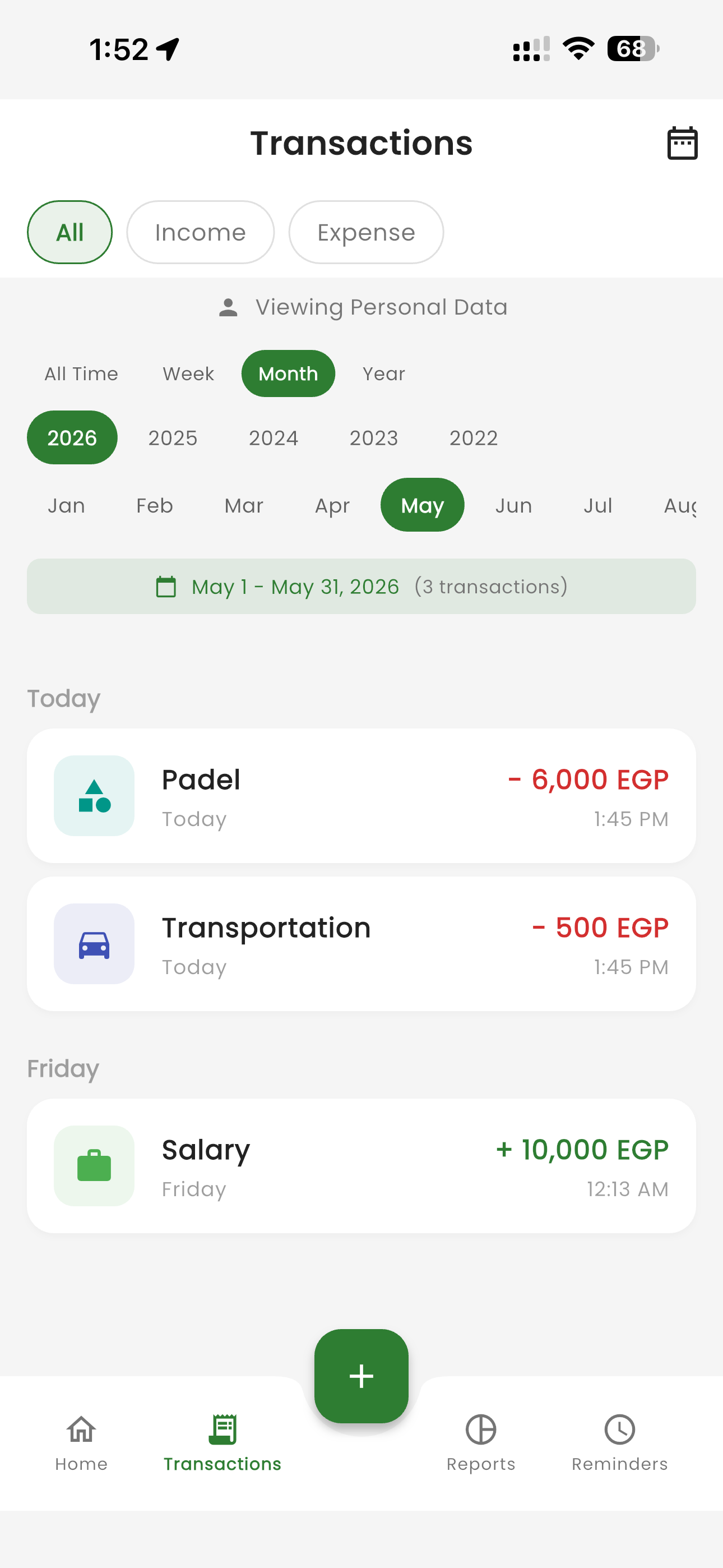 Income and Expenses BreakDown